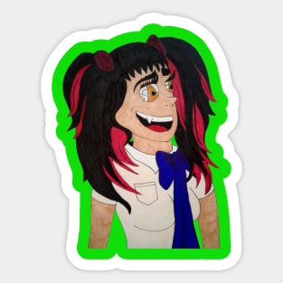 Vampire Schoolgirl Sticker